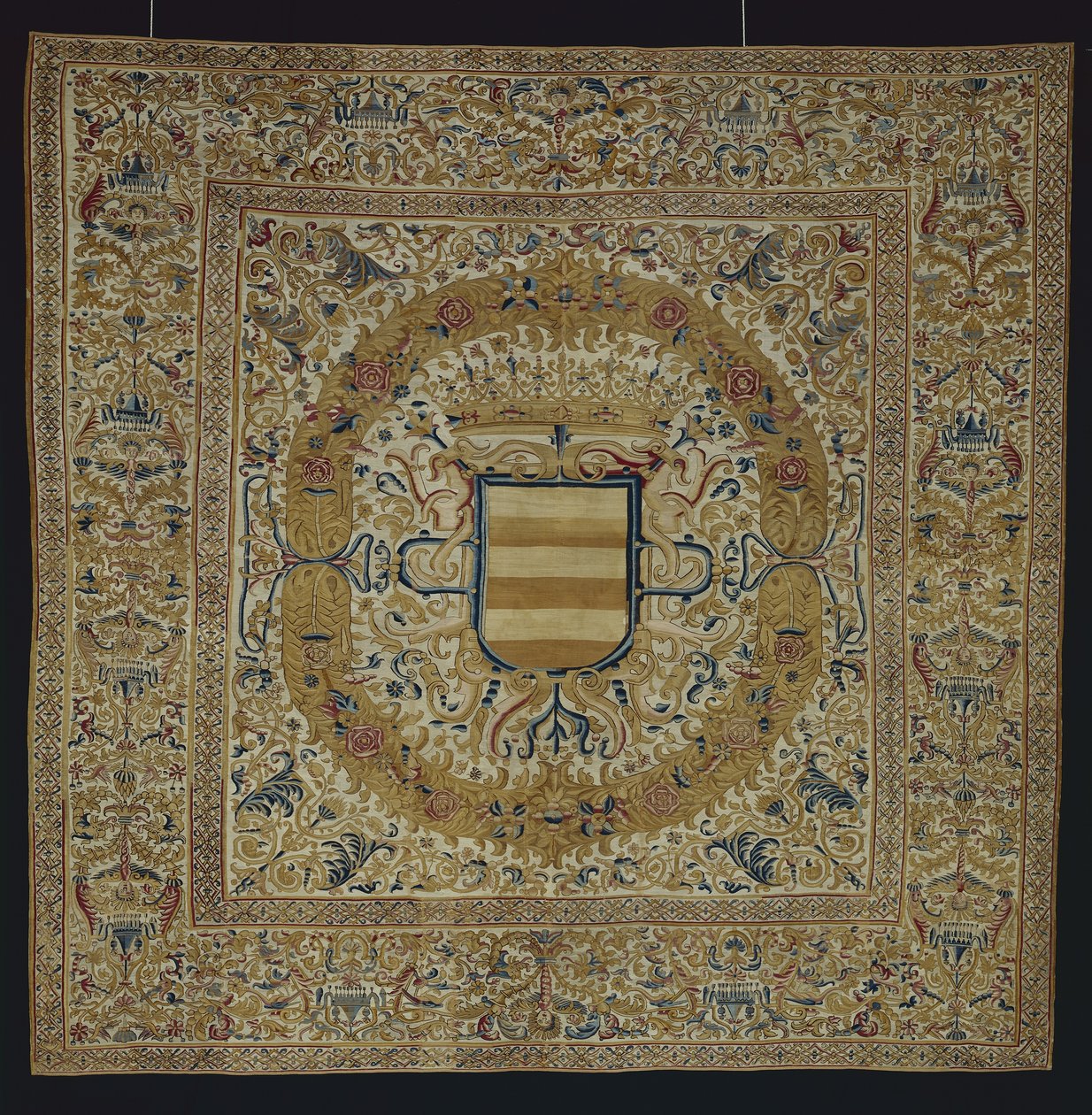Taç ve Rozetli Büyük Asma, c.1700 by Peruvian School