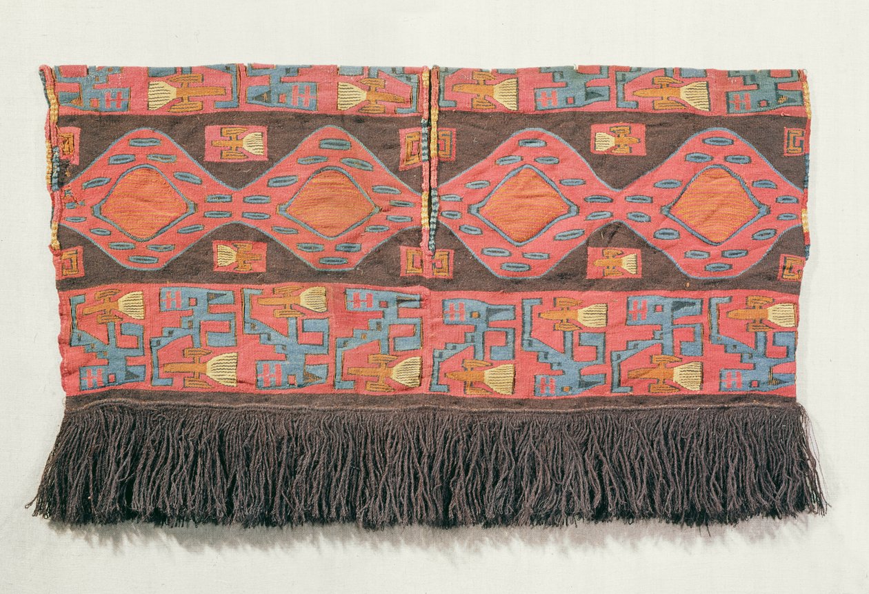 Kilitli yün goblen gömlek, Nazca Kültürü (tekstil) by Peruvian School