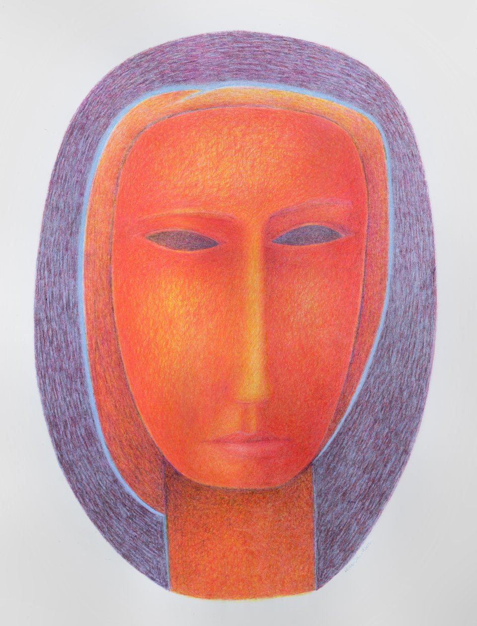 (tuval üzerine yağlı pastel) by Peter Davidson