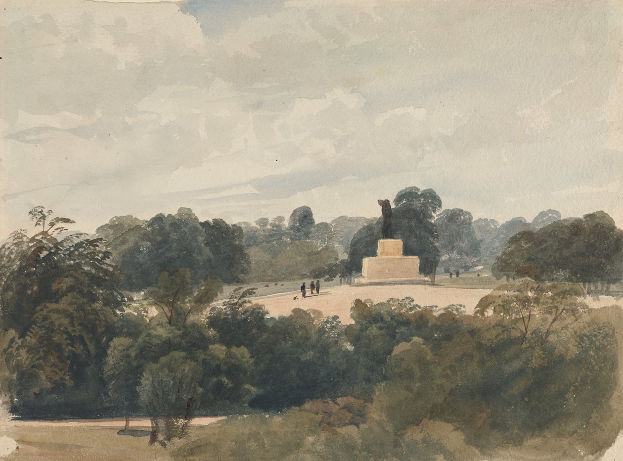 Aşil Heykeli, Hyde Park, Londra by Peter de Wint