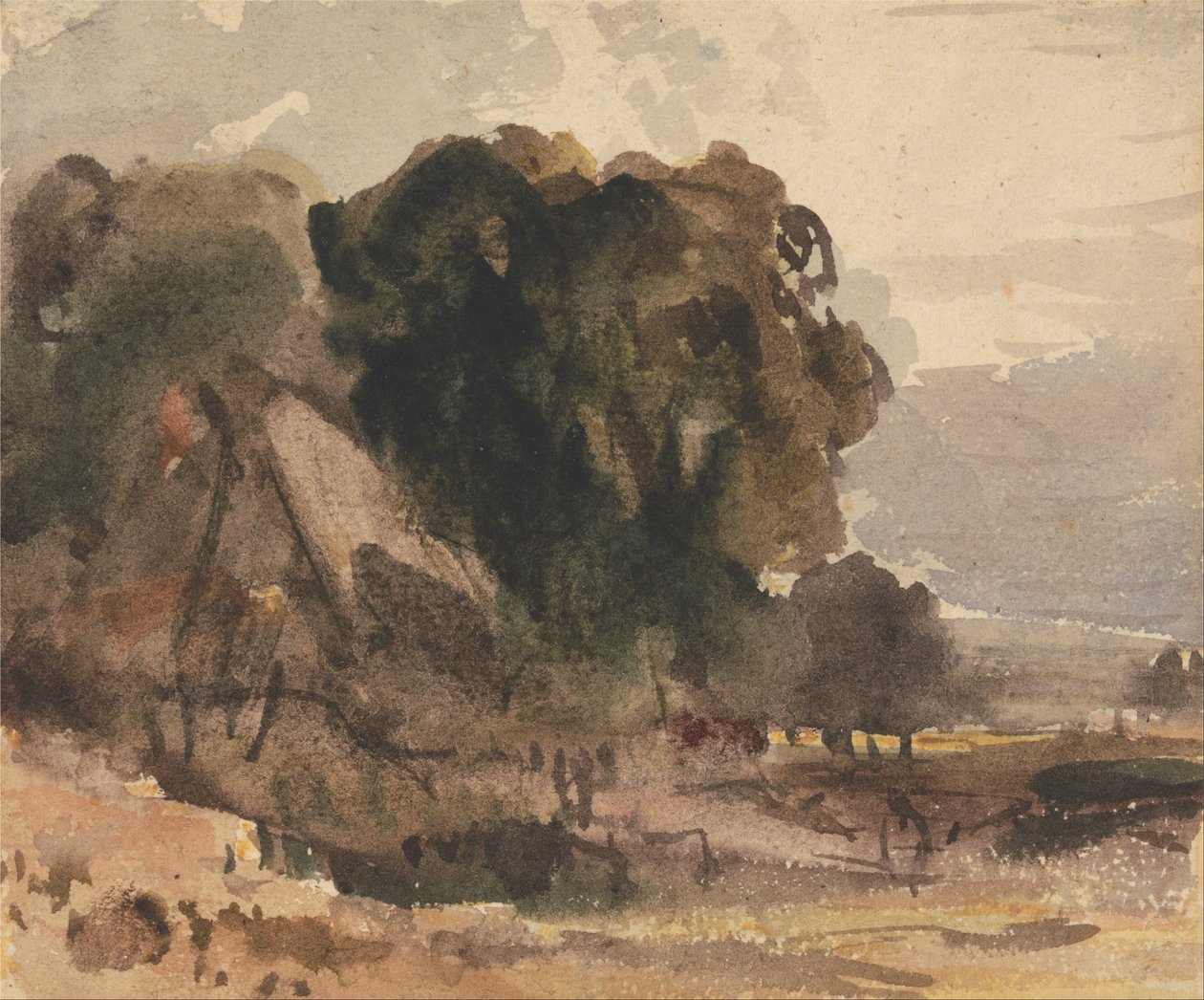 Ağaçların Arasında Yazlık by Peter de Wint