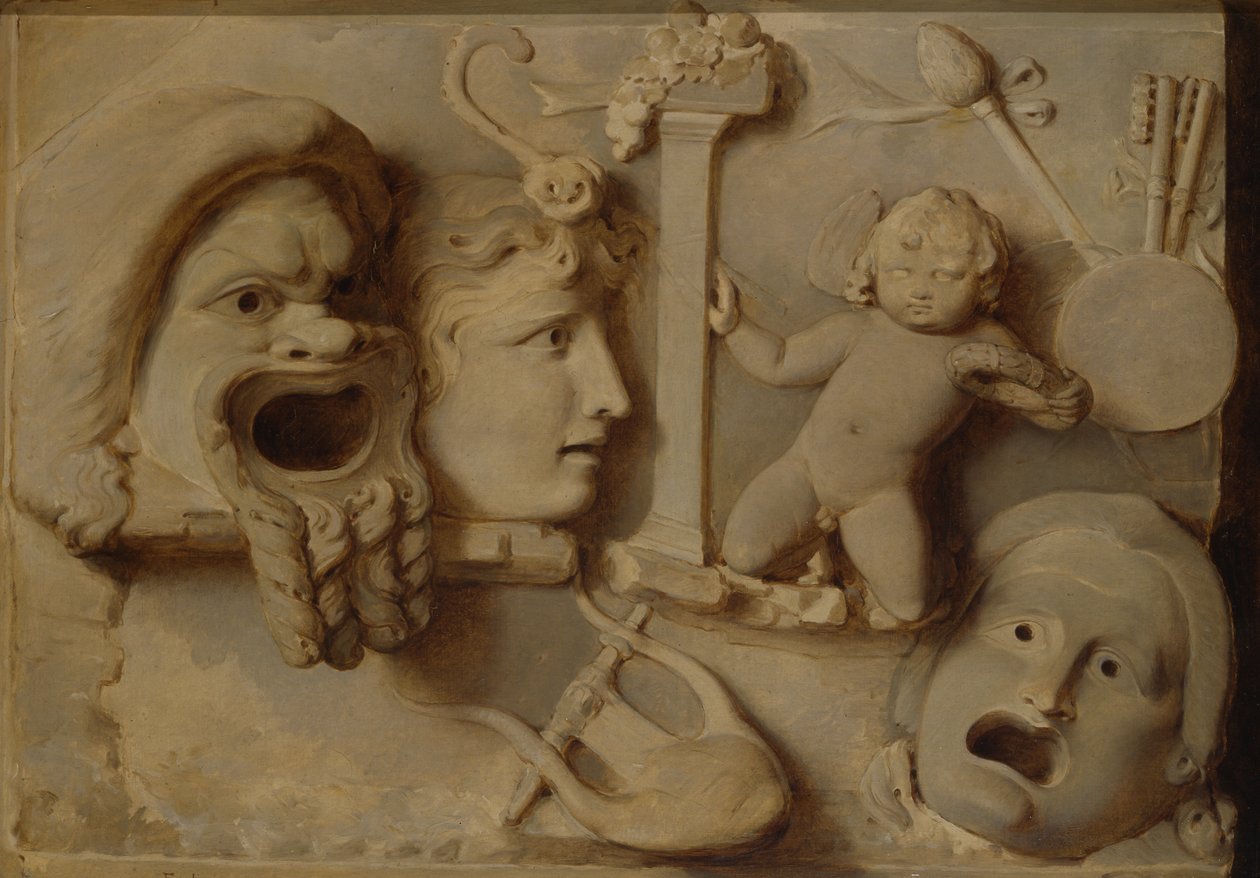 Bacchanalian Rölyef by Peter Fendi