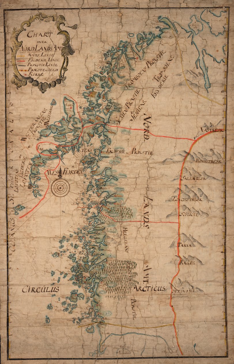 Nordland County Haritası by Peter Holm