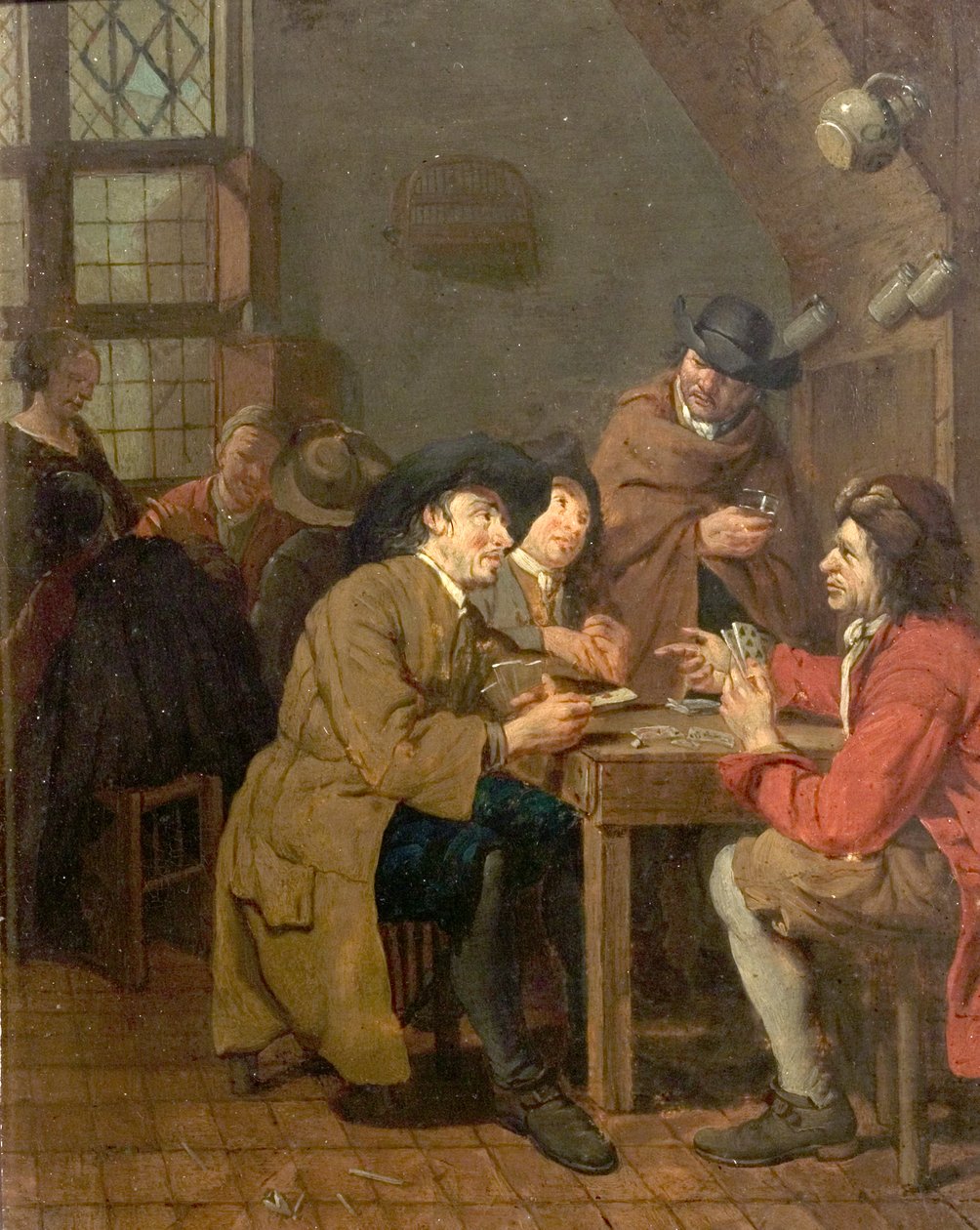 İç Mekan, Kart Oynama by Peter Jacob Horemans