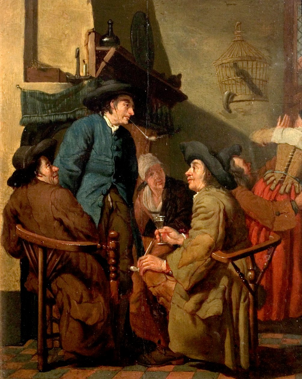 İç Mekan, Sigara İçilen Rakamlar by Peter Jacob Horemans