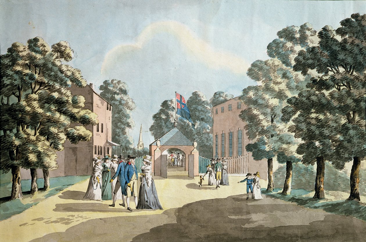 Kral George III ve Spa Kuyusunda ailesi, Cheltenham, 1788 by Peter La Cave