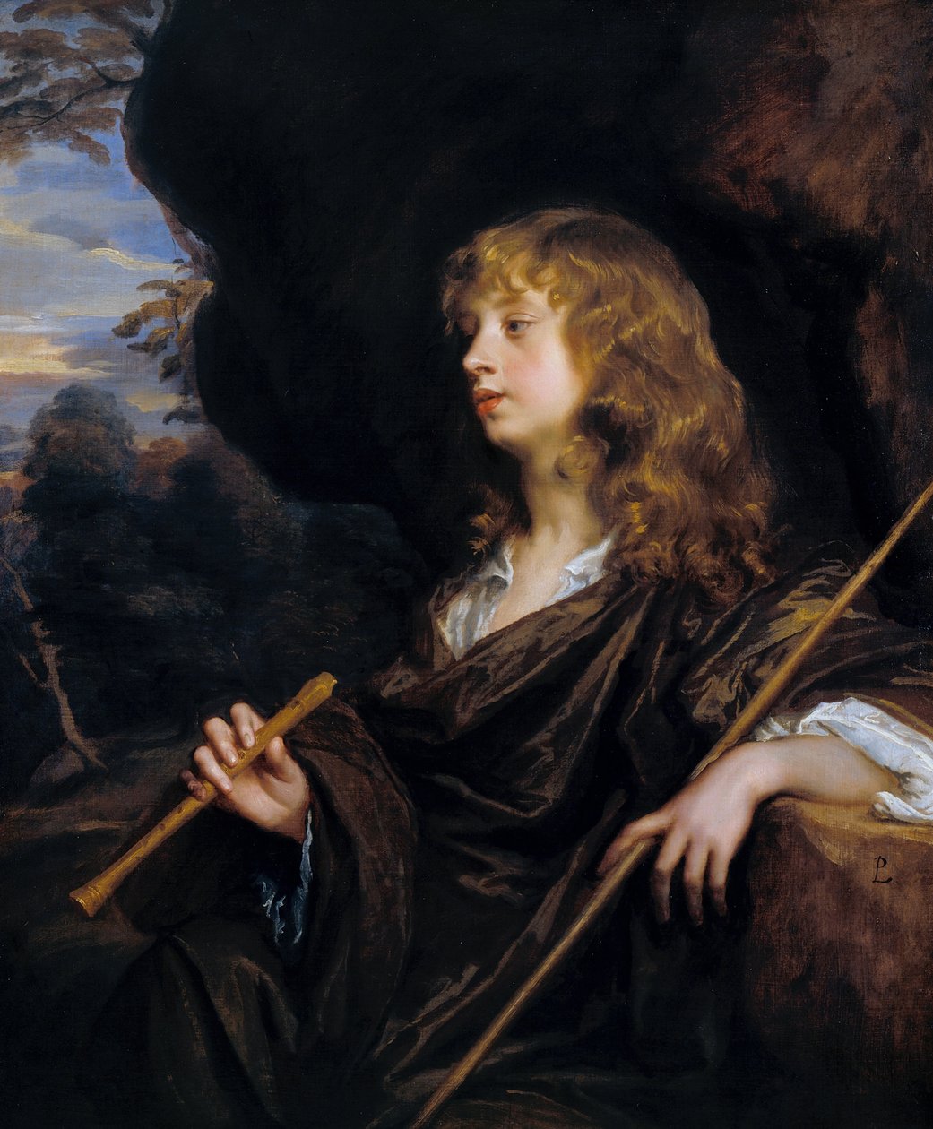 Çoban olarak bir çocuk by Peter Lely