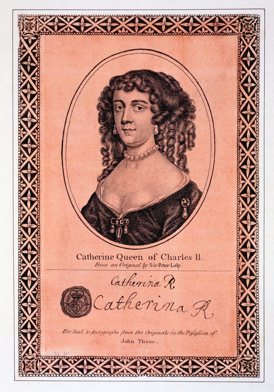 Bragançalı Catherine, II. Charles Kraliçesi by Peter Lely