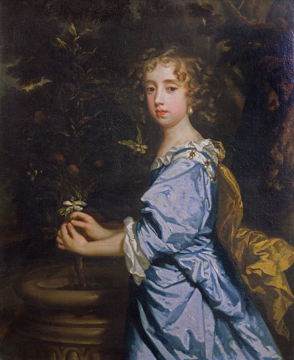 Isabella Dormer, 8 yaşında, daha sonra Mountrath Kontesi by Peter Lely