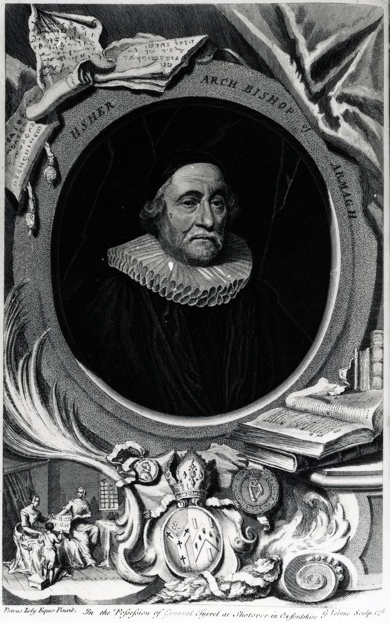 James Ussher, George Vertue tarafından kazınmış, 1738 by Peter Lely
