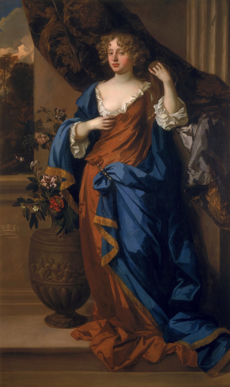 Jane Bickerton, Norfolk Düşesi, c.1677 by Peter Lely