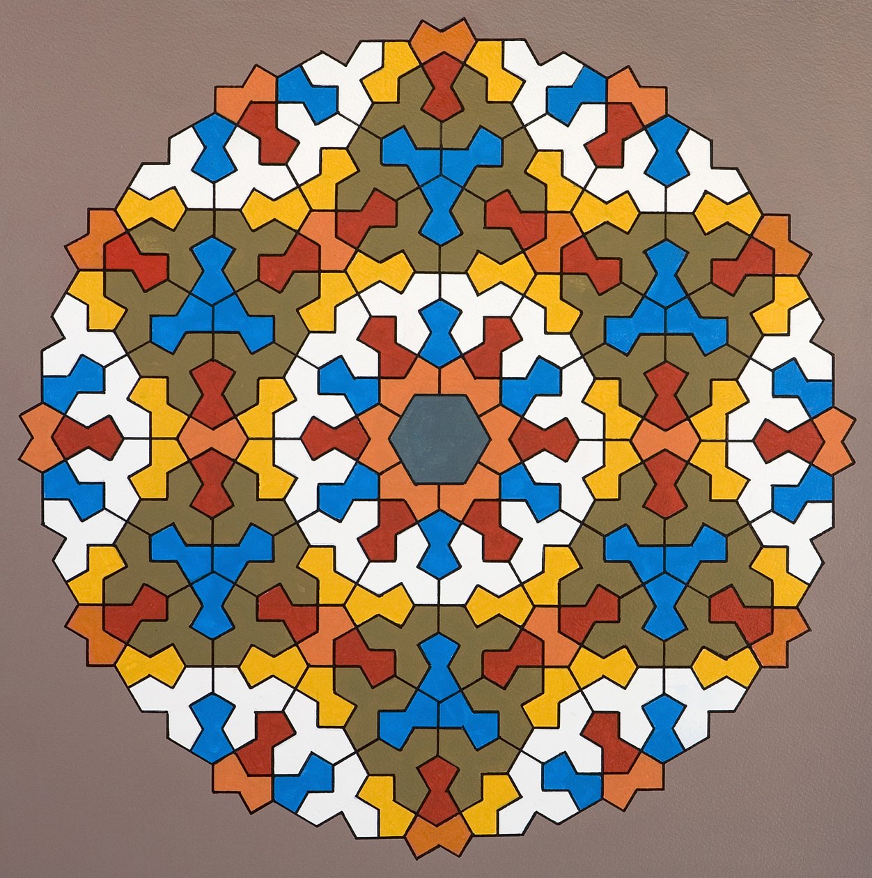 Modüler Matris, 2006 (kağıt üzerinde akrilik) by Peter McClure