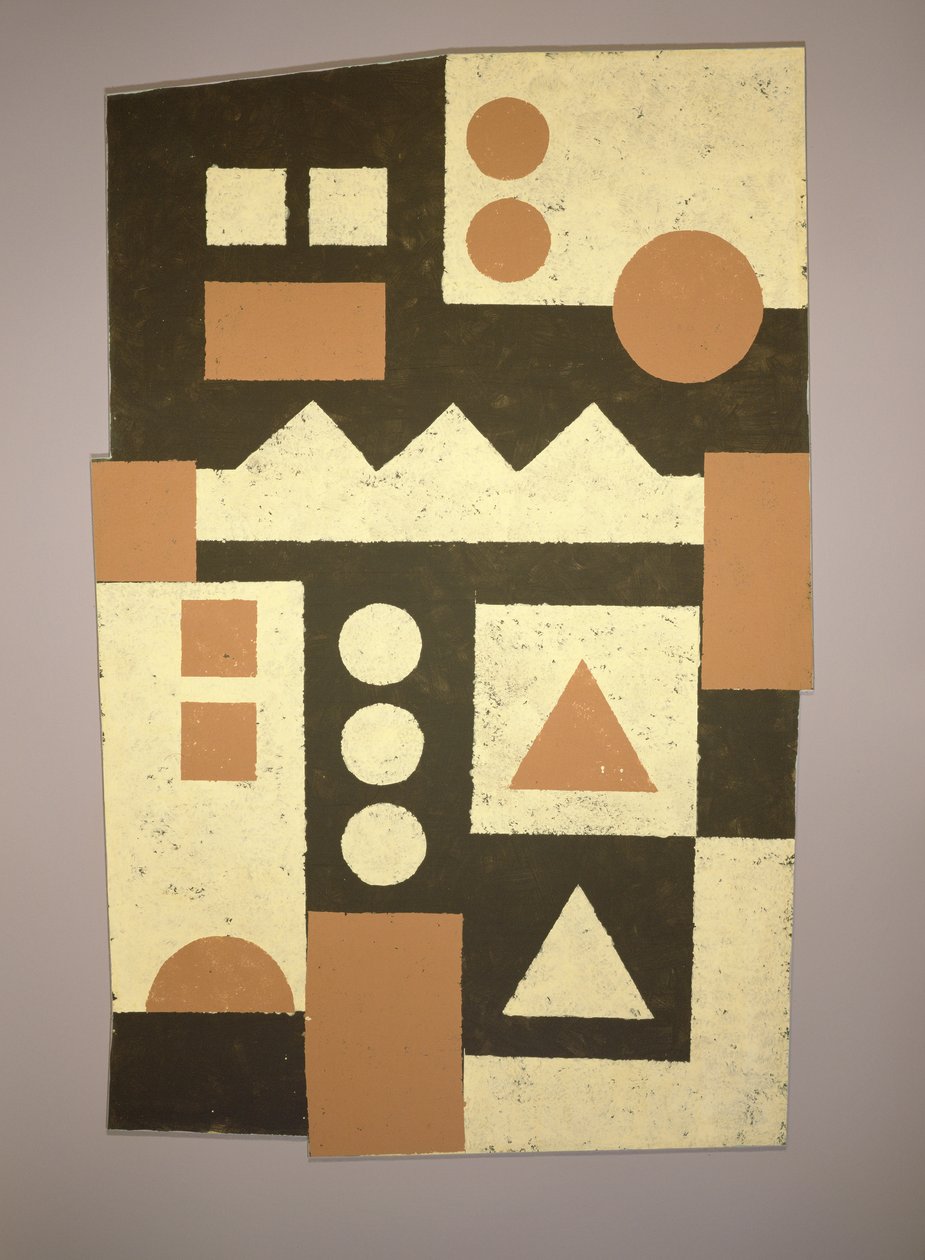 Shield, 1998 (gemide akrilik) by Peter McClure