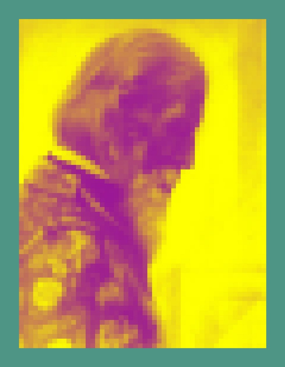 Z...THE ARCH-PRIEST.2013, (dijital olarak geliştirilmiş fotoğraf) by Peter McClure