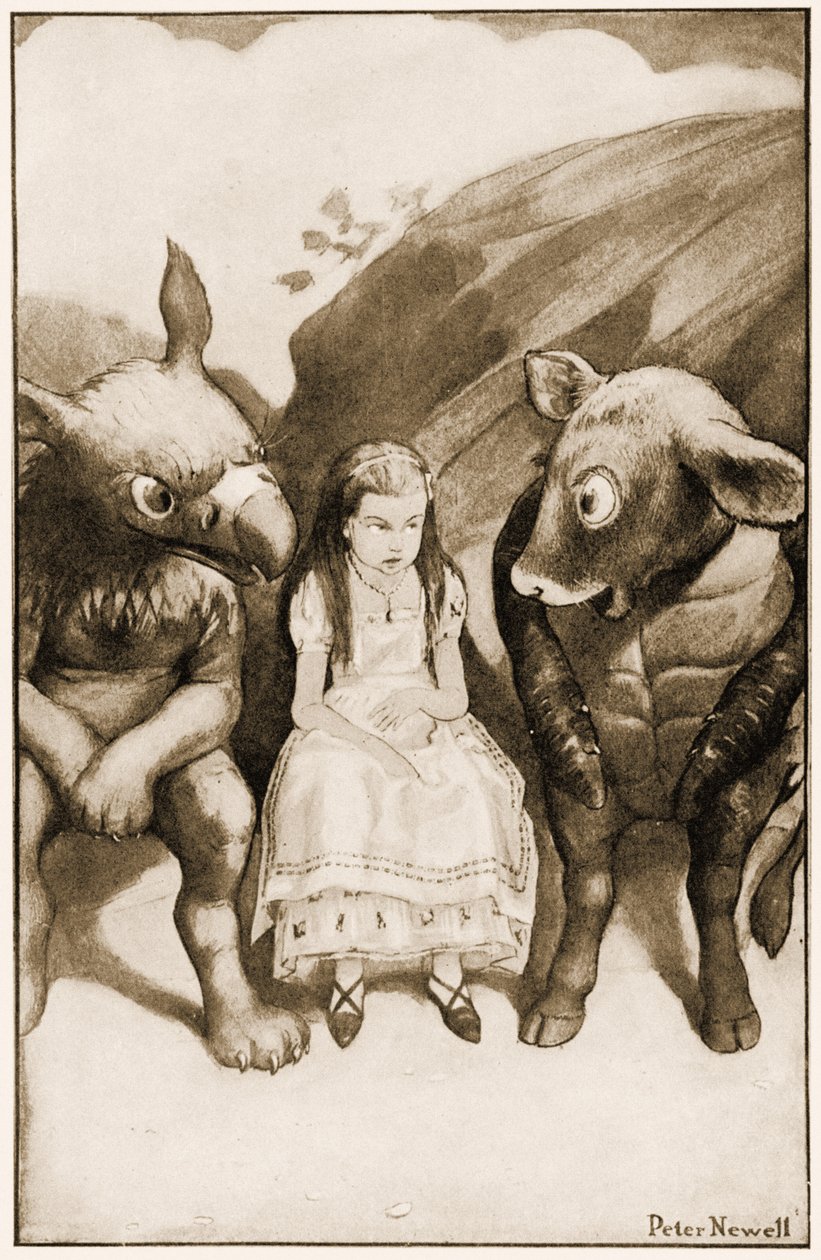 "Alice onlara maceralarını anlatmaya başladı", Lewis Carroll