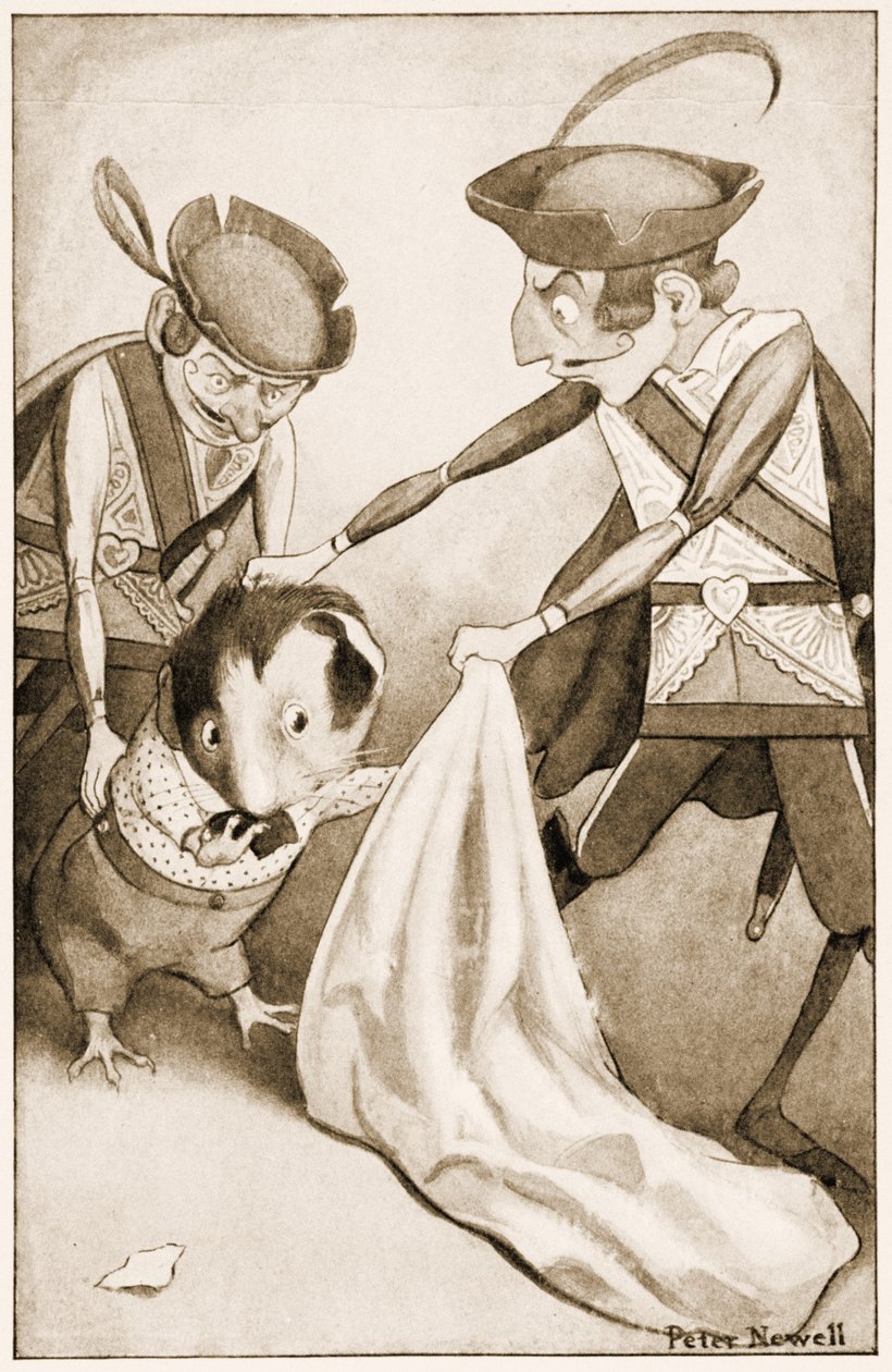 Lewis Carroll'un Alice'in Harikalar Diyarında Maceraları'nın illüstrasyonu, 1901 by Peter Newell