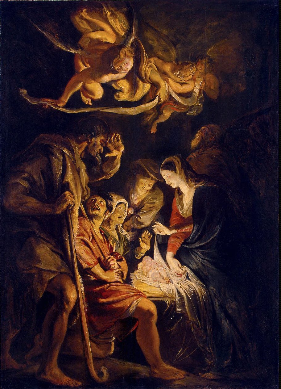 Çobanların hayranlığı by Peter Paul Rubens
