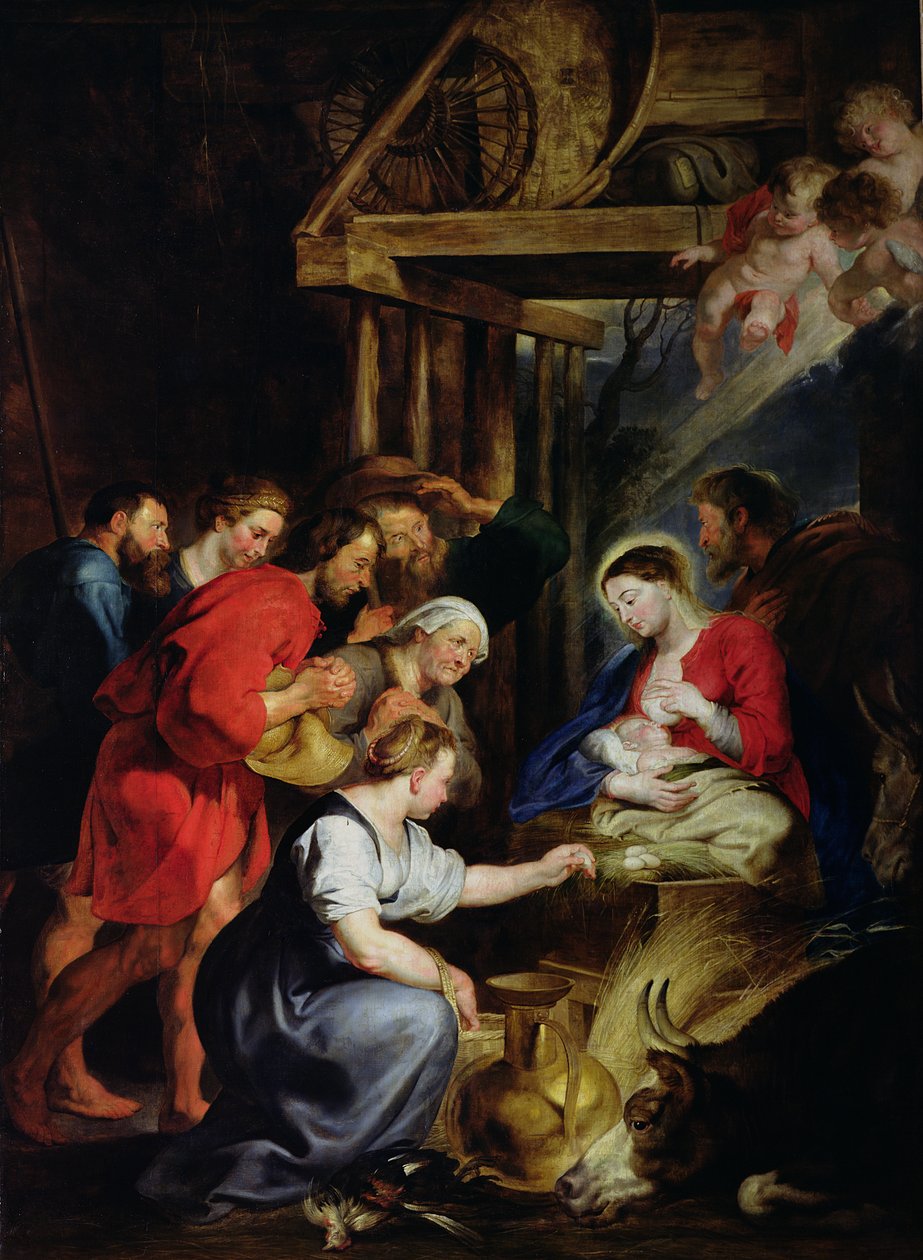 Çobanların hayranlığı by Peter Paul Rubens