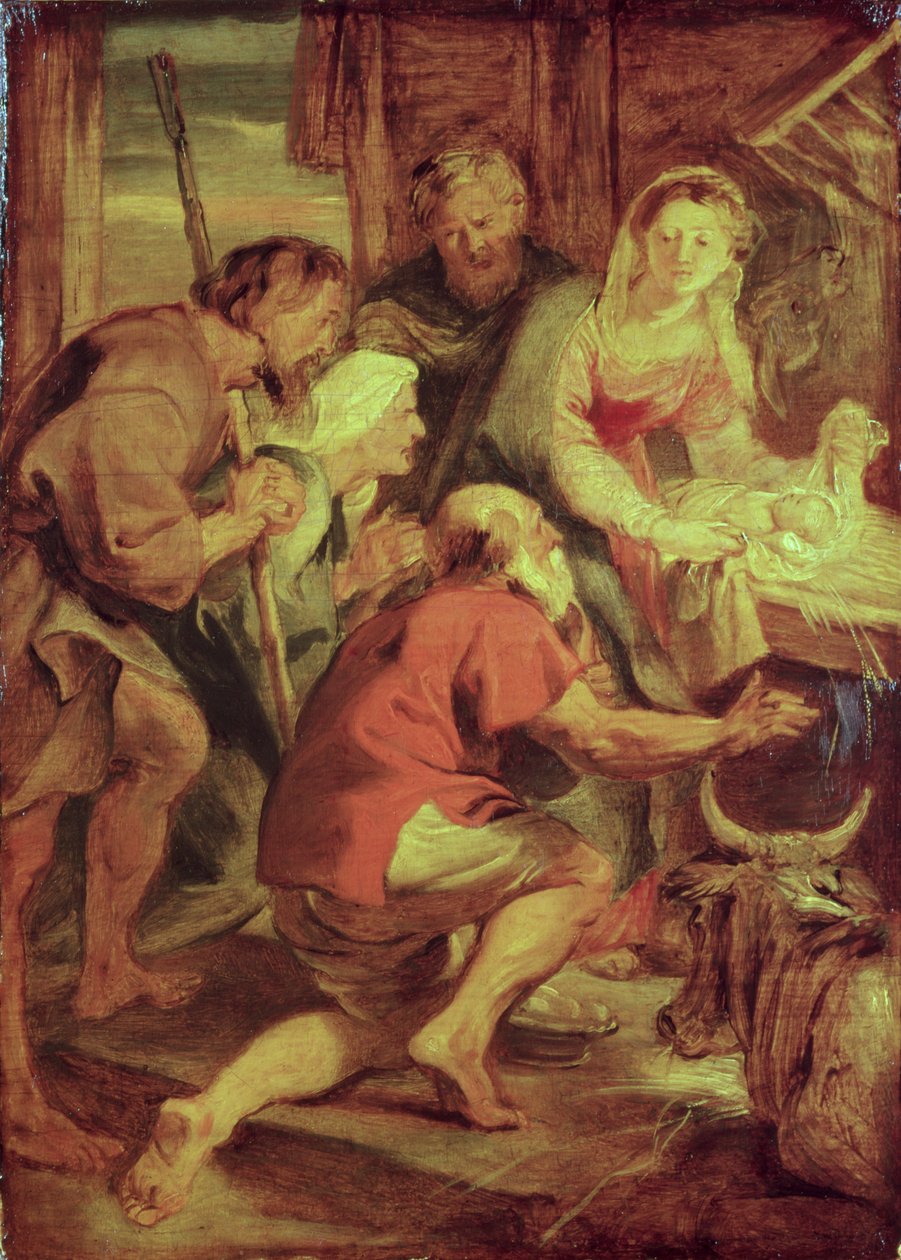 Çobanların hayranlığı by Peter Paul Rubens