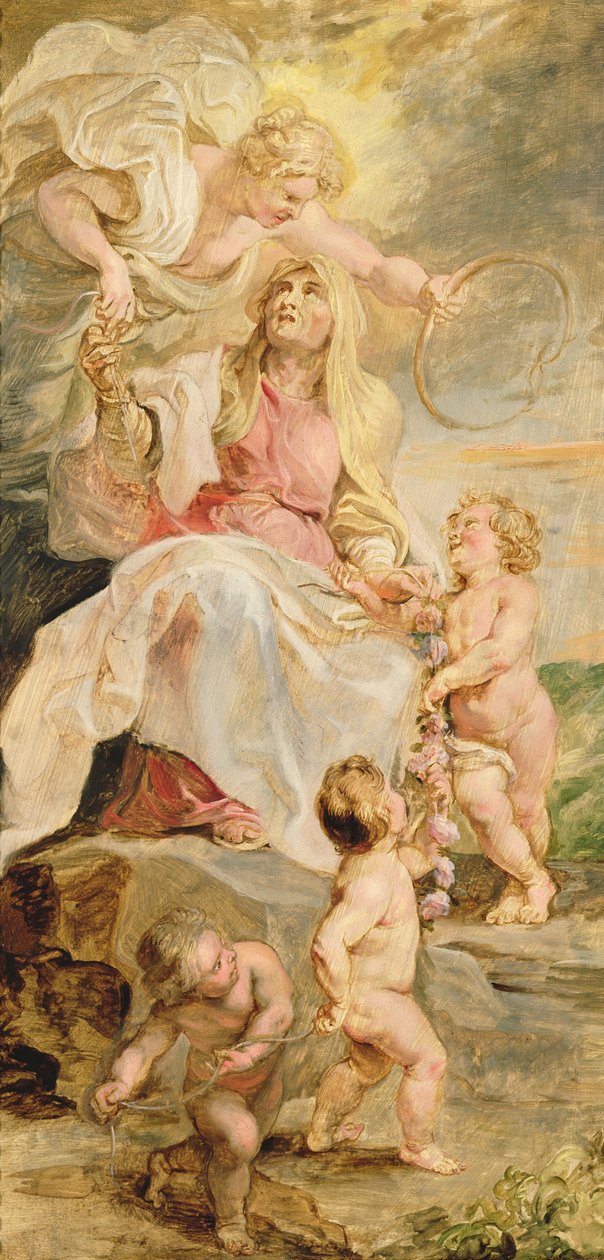 Sonsuzluğun Alegorisi, c.1625-30 by Peter Paul Rubens
