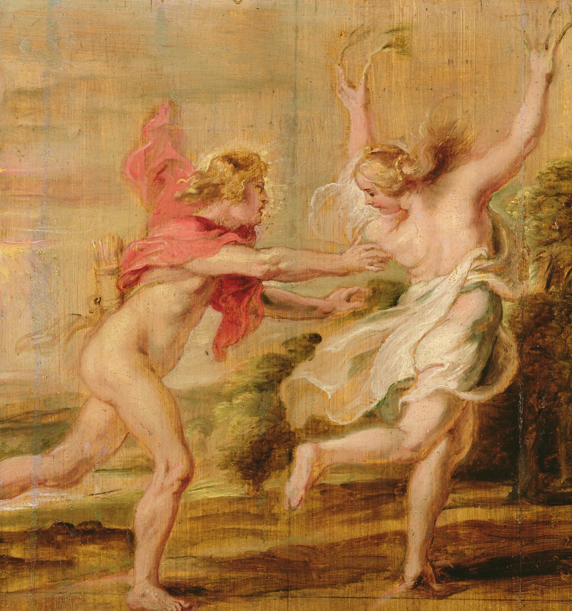 Apollo ve Daphne, c.1636 by Peter Paul Rubens