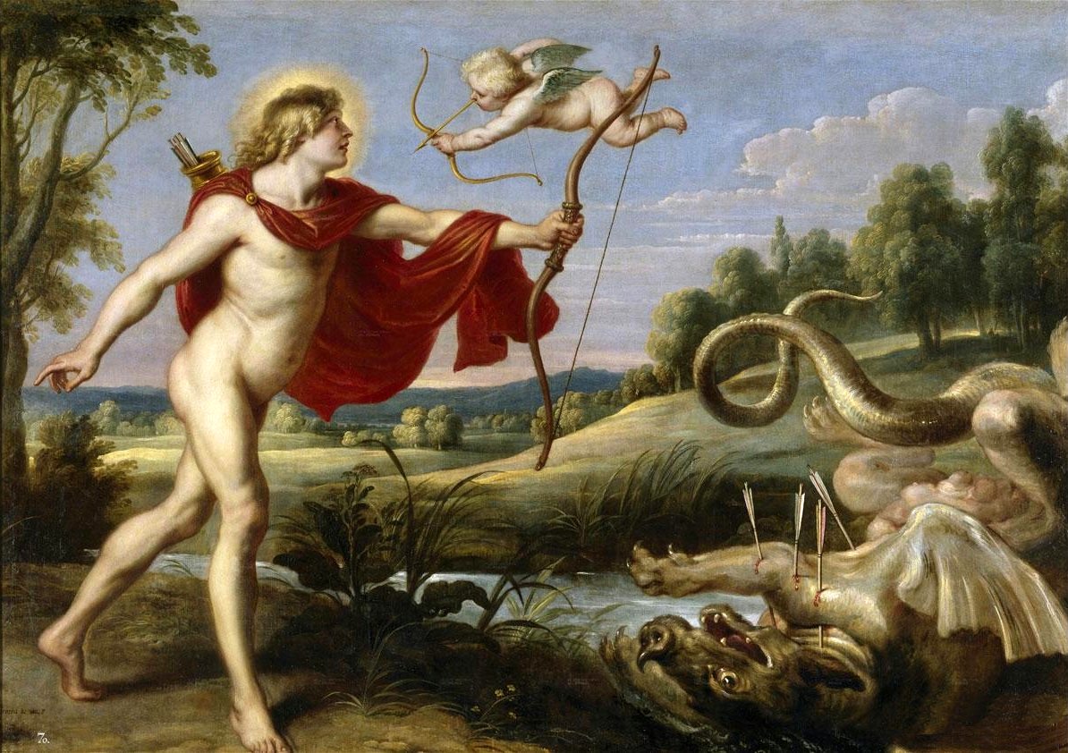 Apollo ve Python by Peter Paul Rubens
