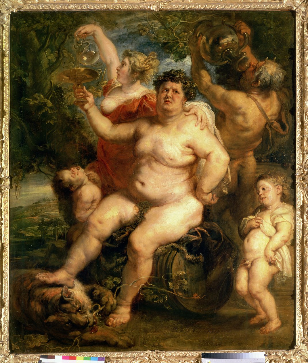 Bacchus, 1636-40 (panelden aktarılmış tuval üzerine yağlıboya) by Peter Paul Rubens