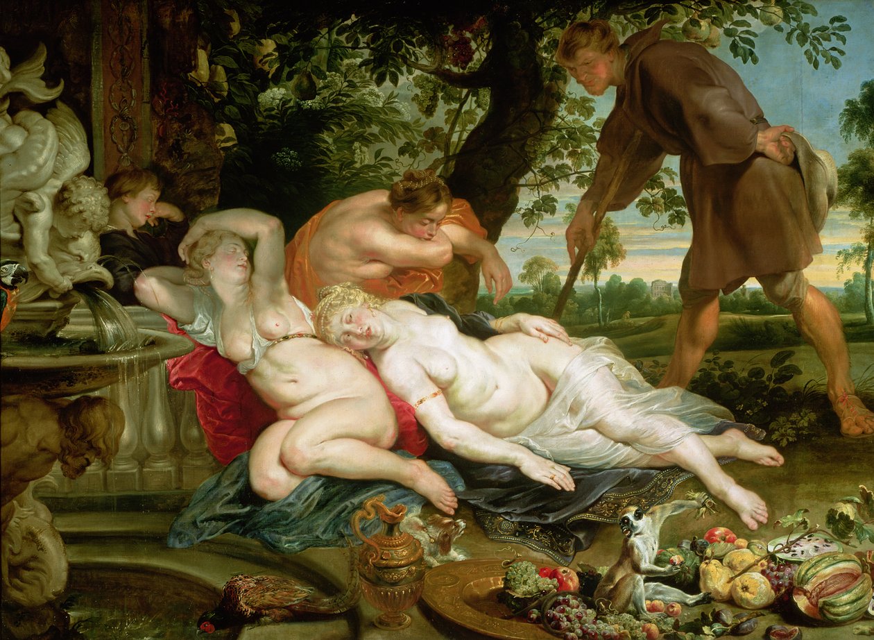 Kimon ve İphigenia, 1617 by Peter Paul Rubens