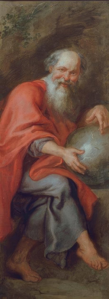 Gülen filozof Demokritos by Peter Paul Rubens