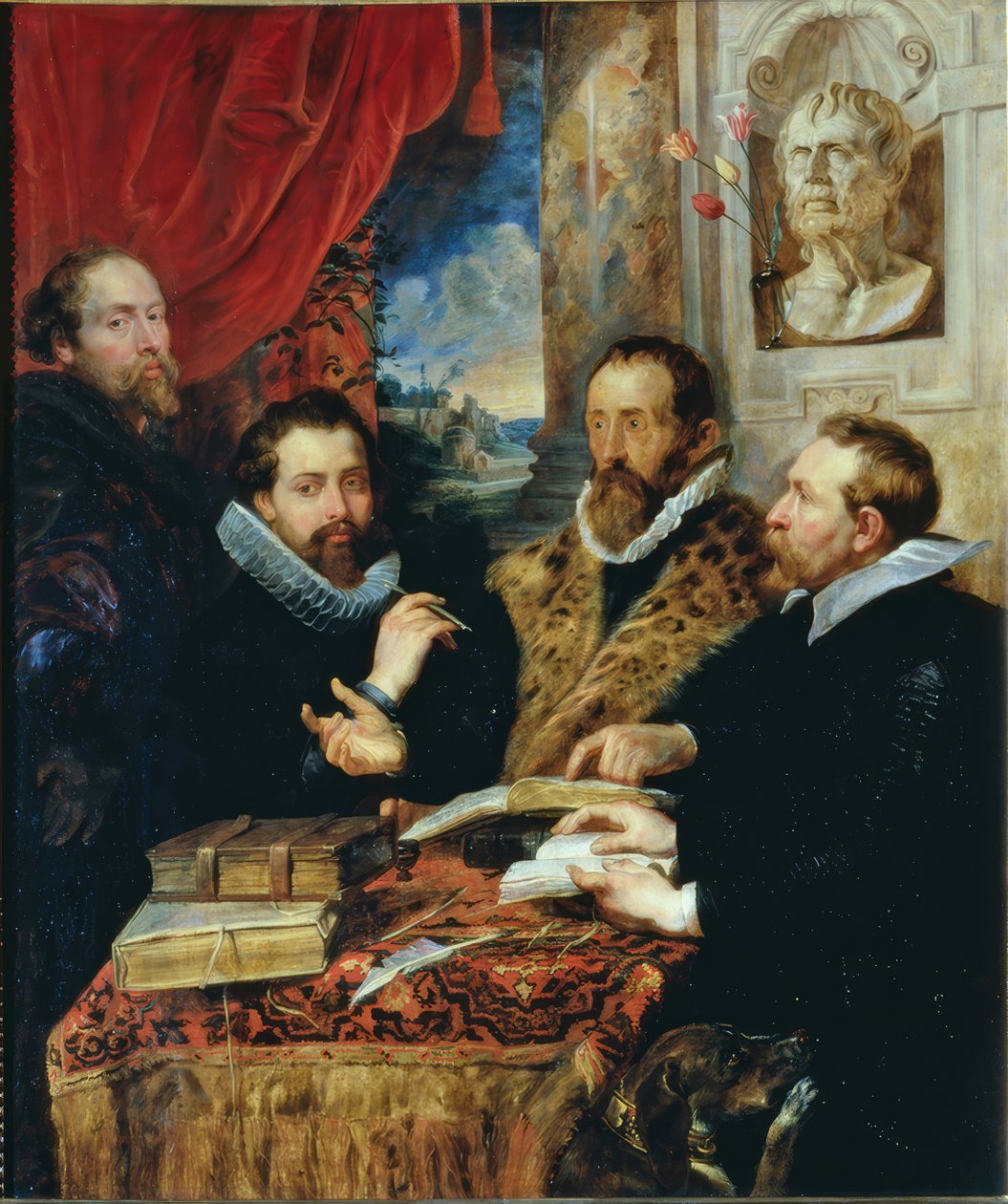dört filozof by Peter Paul Rubens