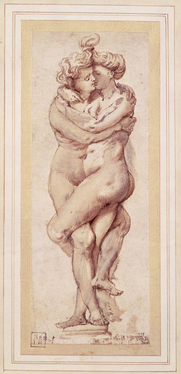 Kucaklayan Çift (çizim) by Peter Paul Rubens