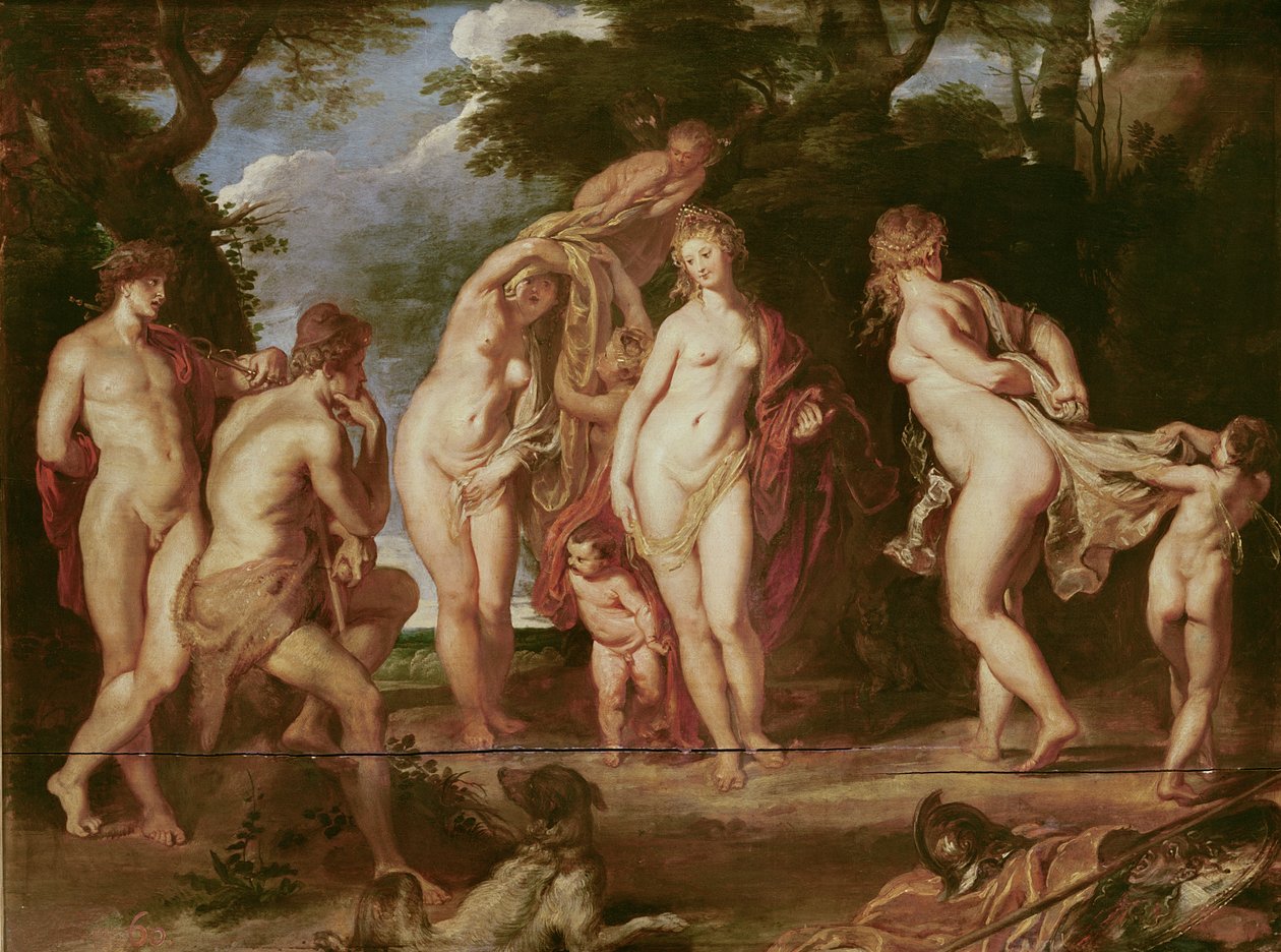 Paris Kararı, c.1605 by Peter Paul Rubens