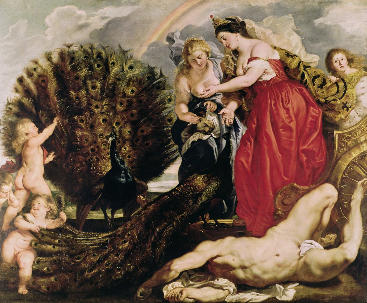 Juno ve Argus, 1611 by Peter Paul Rubens