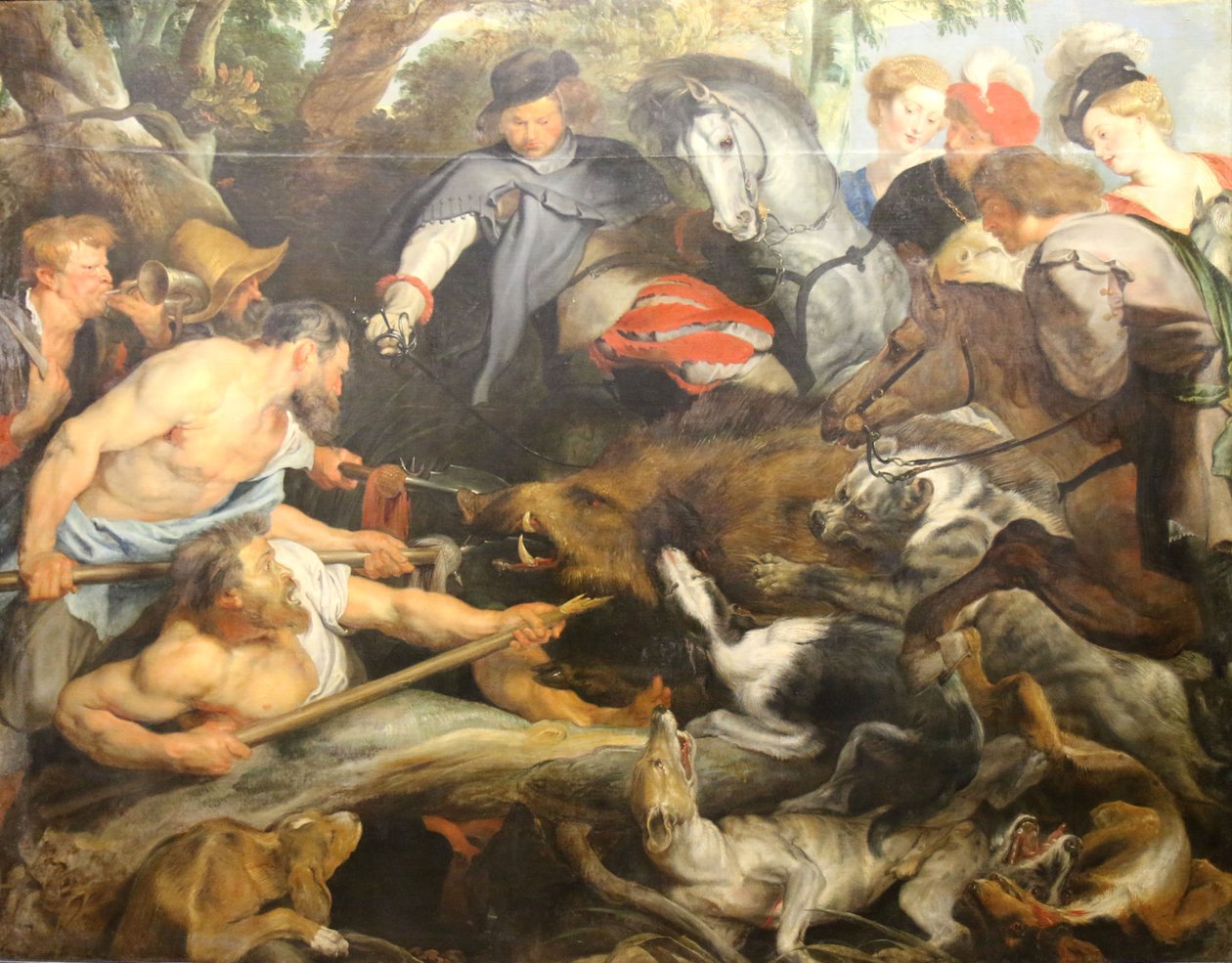 yaban domuzu avı by Peter Paul Rubens