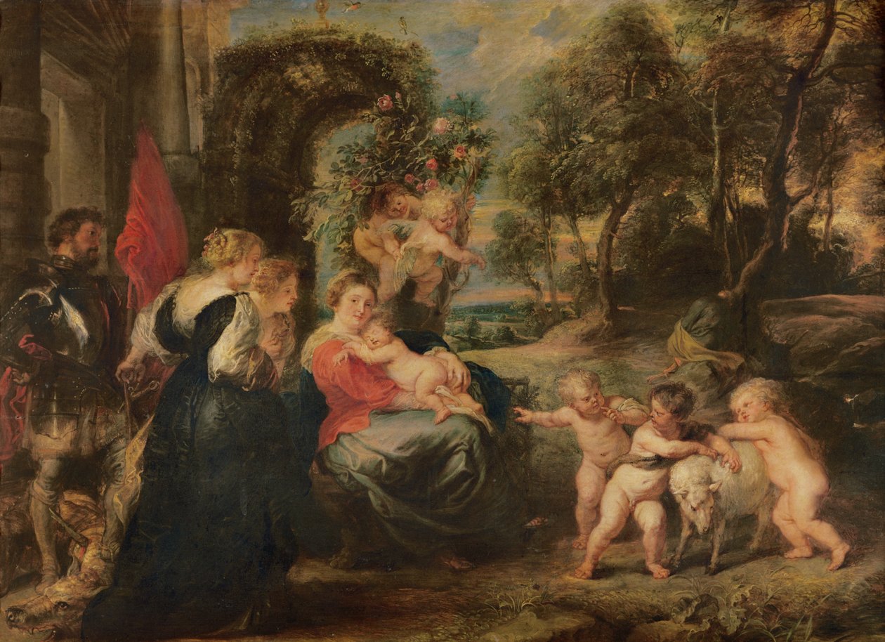madonna ve çocuk by Peter Paul Rubens