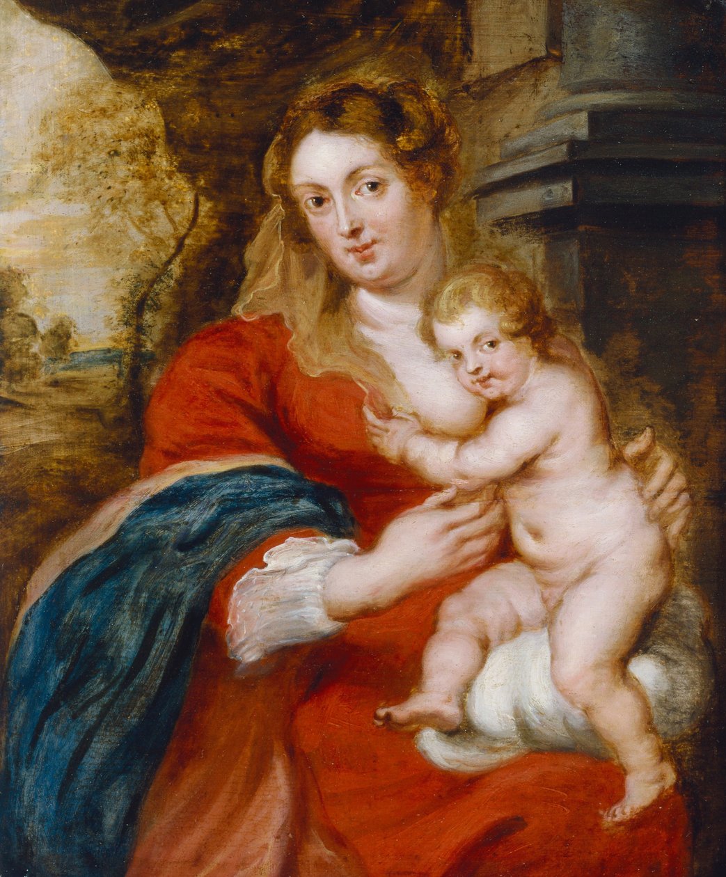 madonna ve çocuk by Peter Paul Rubens