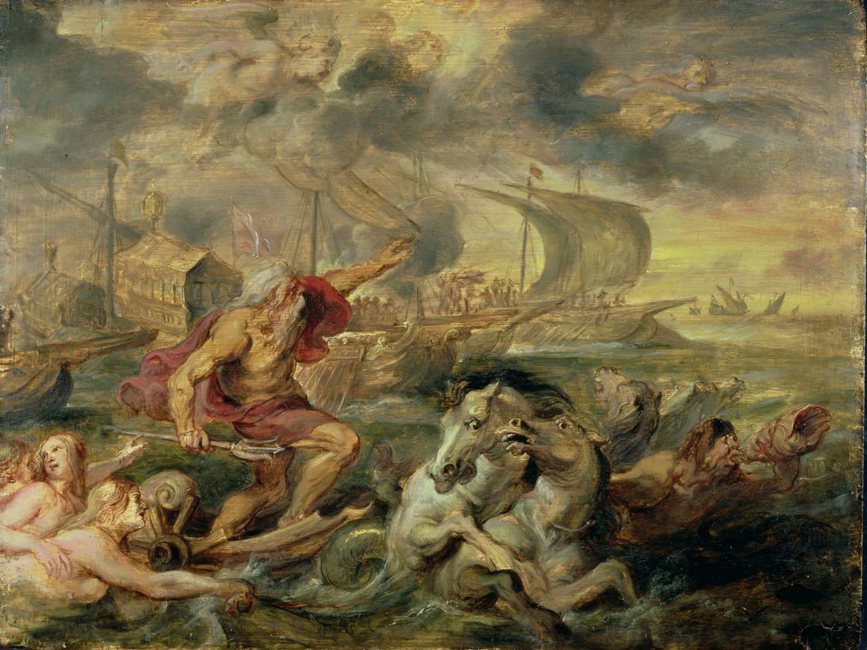 Neptün Fırtınayı Sakinleştiriyor, 1635 by Peter Paul Rubens