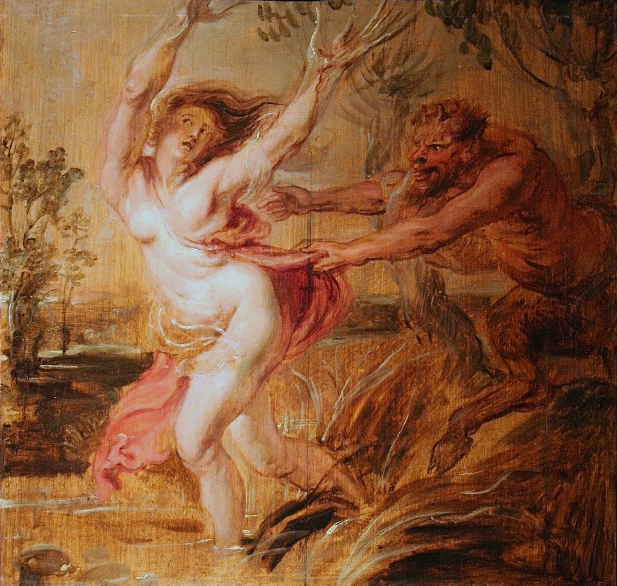 Pan ve Syrinx by Peter Paul Rubens