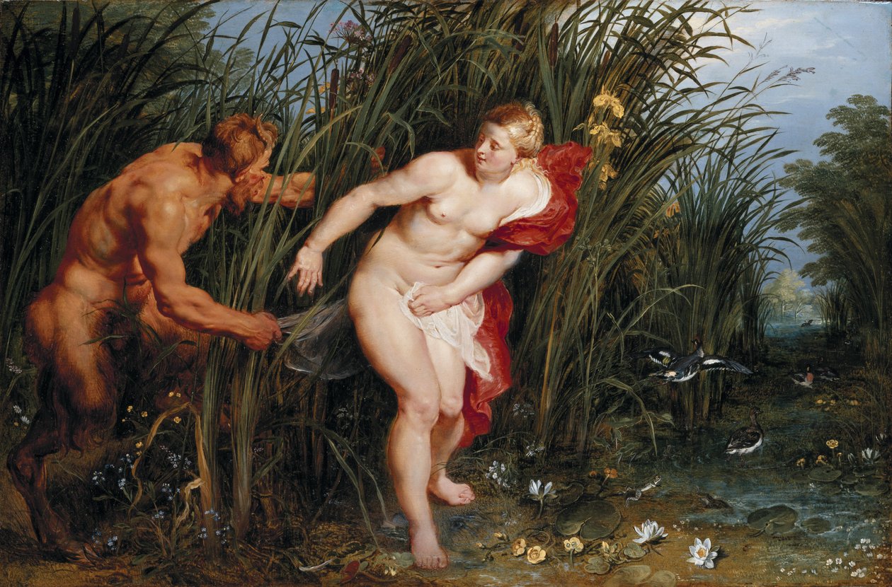 Pan ve Syrinx by Peter Paul Rubens
