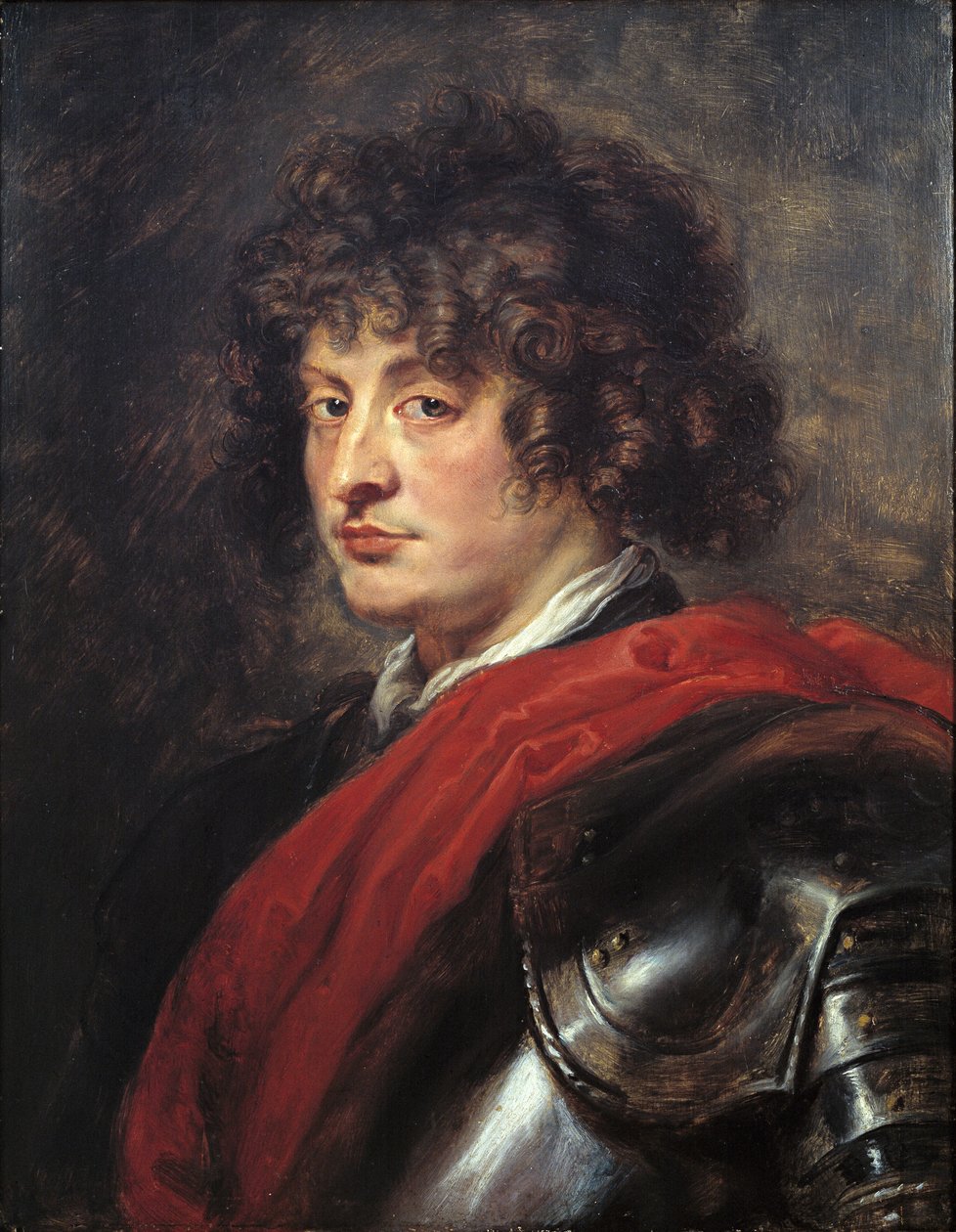 Zırhlı Genç Bir Adamın Portresi, c.1620 by Peter Paul Rubens