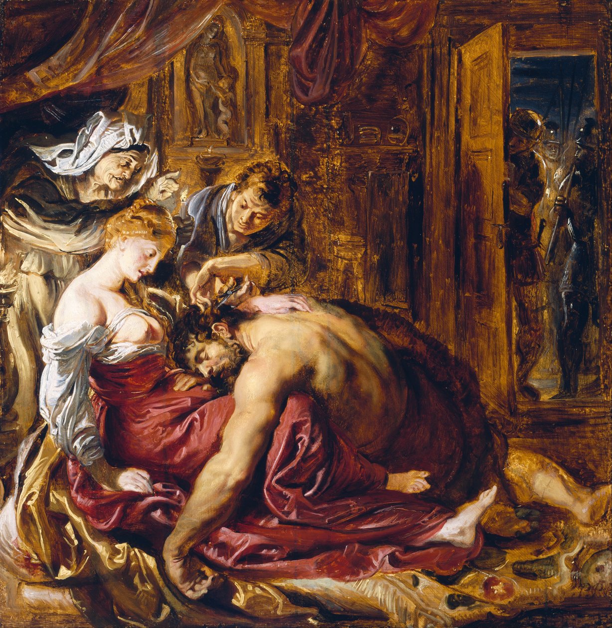 Samson ve Delilah by Peter Paul Rubens