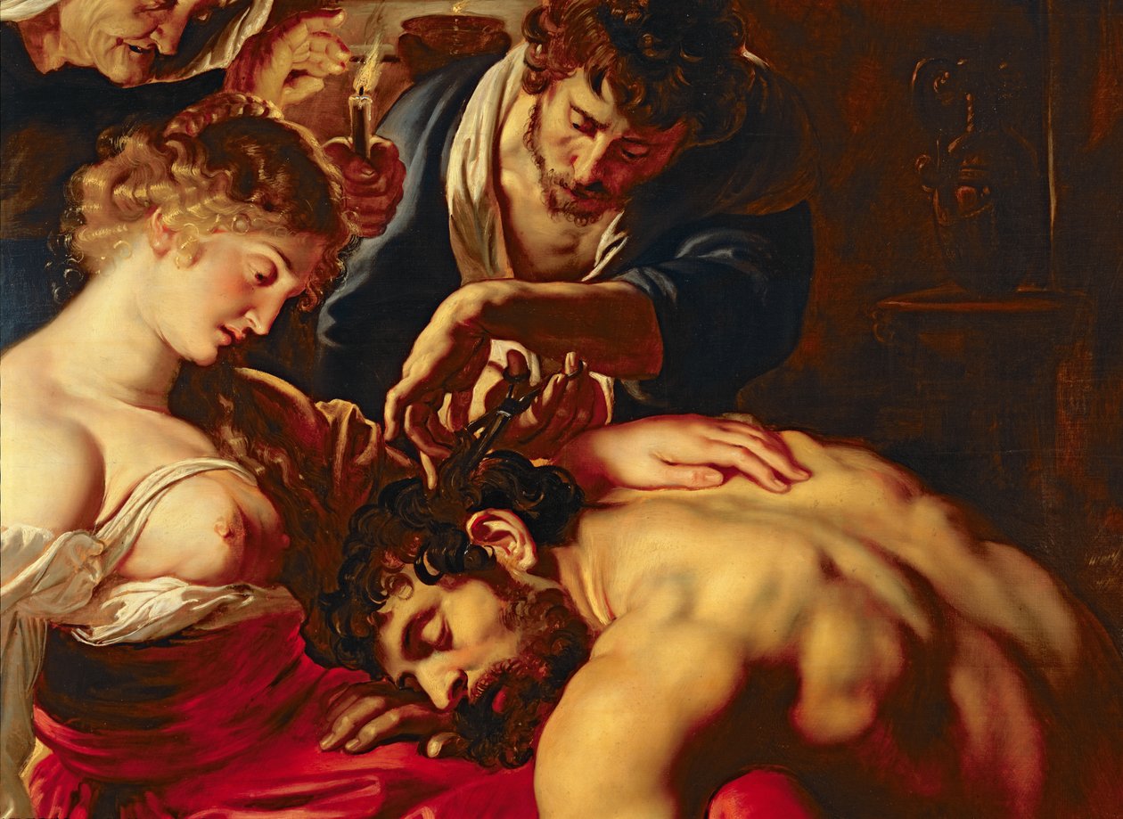 Samson ve Delilah, c.1609 (15815 detayı) by Peter Paul Rubens
