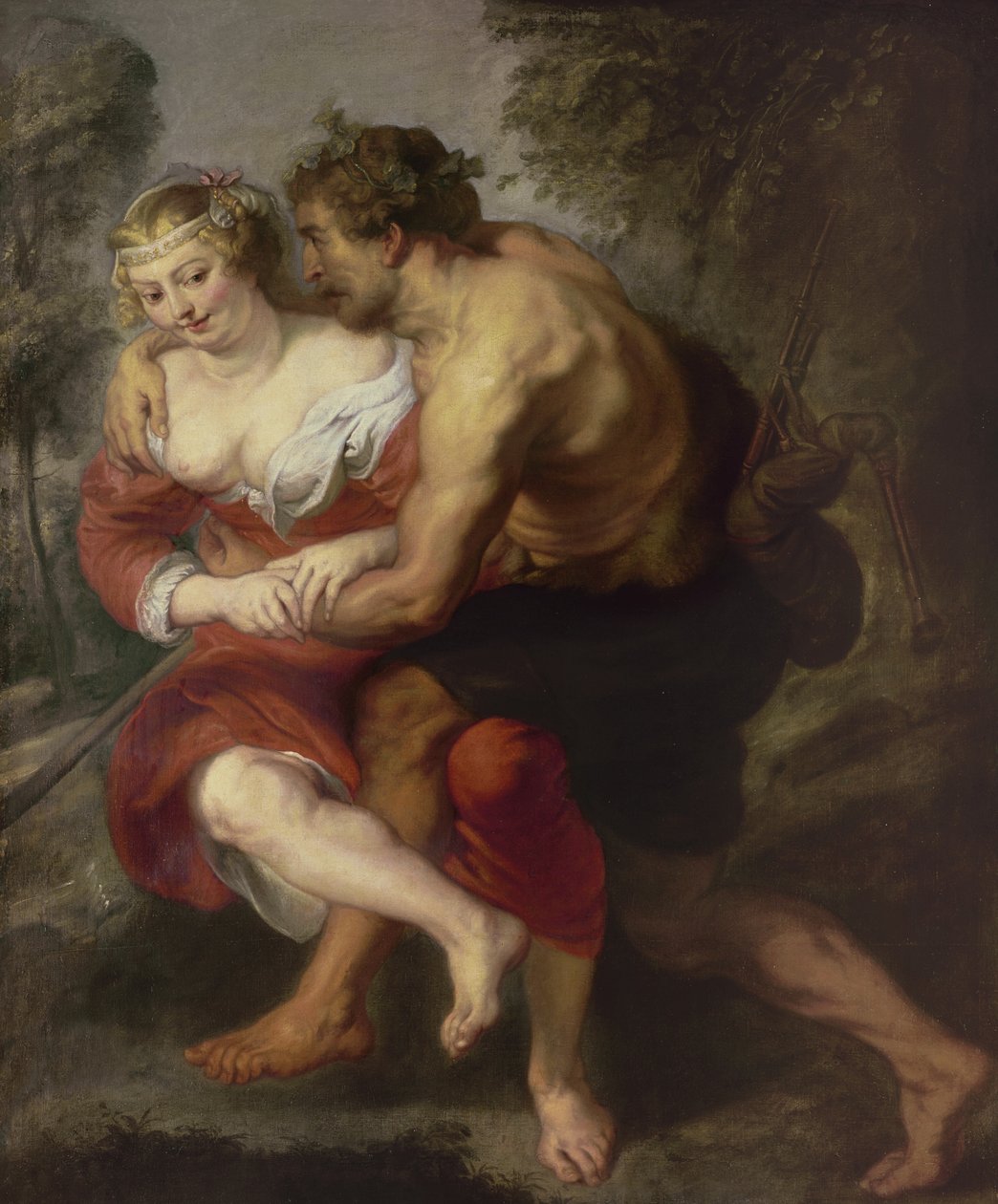 Aşk Sahnesi veya Gallant Sohbeti by Peter Paul Rubens