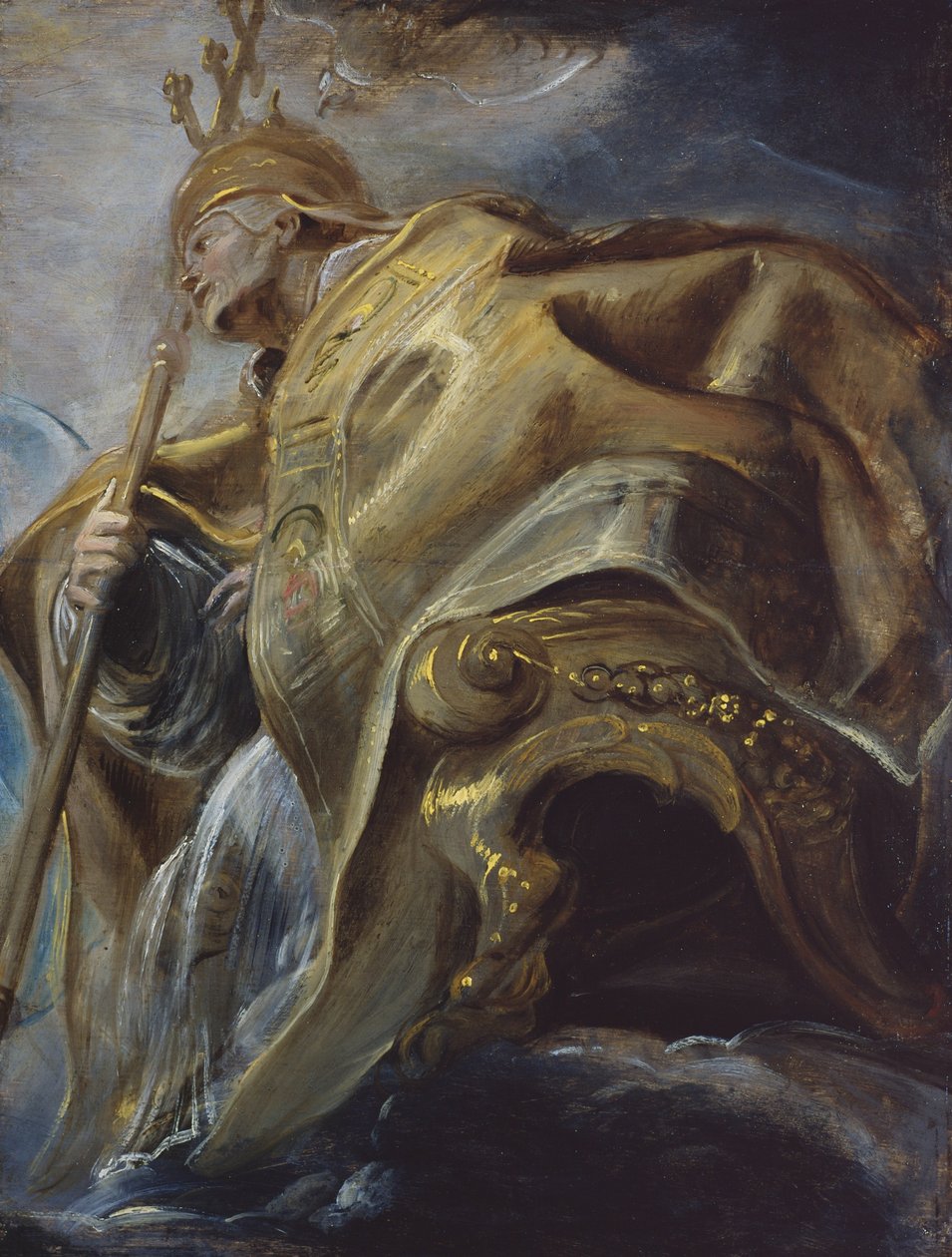 Aziz Gregory the Great (c.540-604) 1620 by Peter Paul Rubens