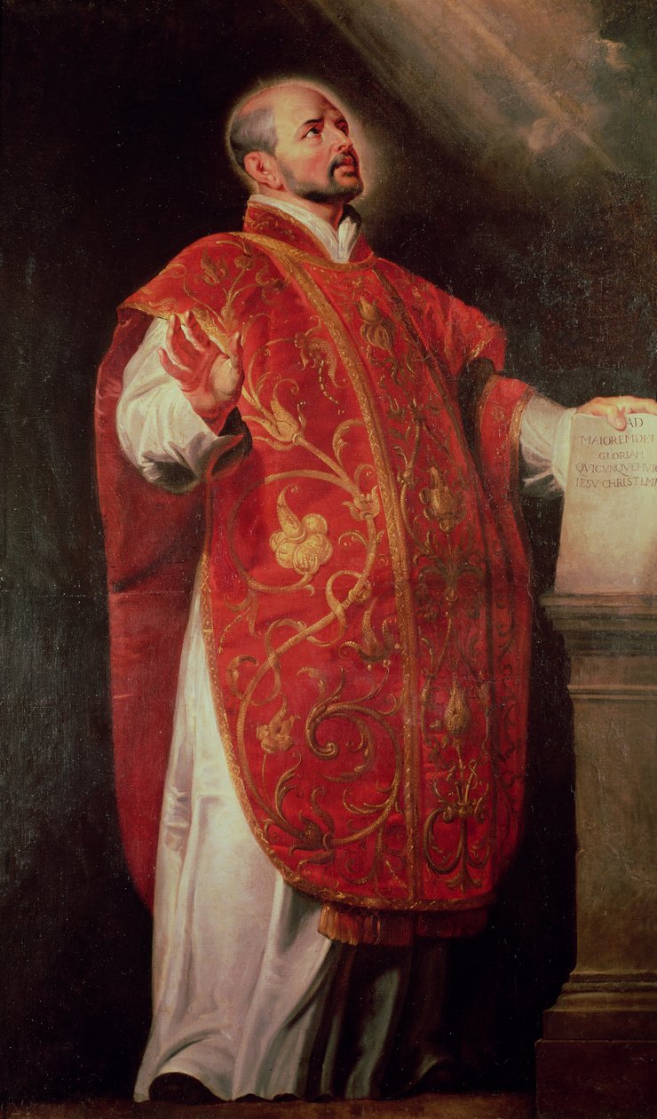 St. Ignatius of Loyola (1491-1556) Founder of the Jesuits  by Peter Paul Rubens