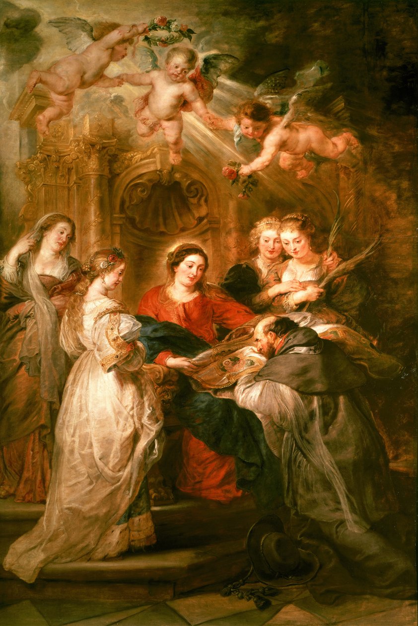 Aziz Ildefonso Altarpiece, Meryem Ana