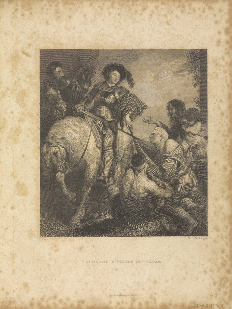 St. Martin Pelerini Dalış by Peter Paul Rubens