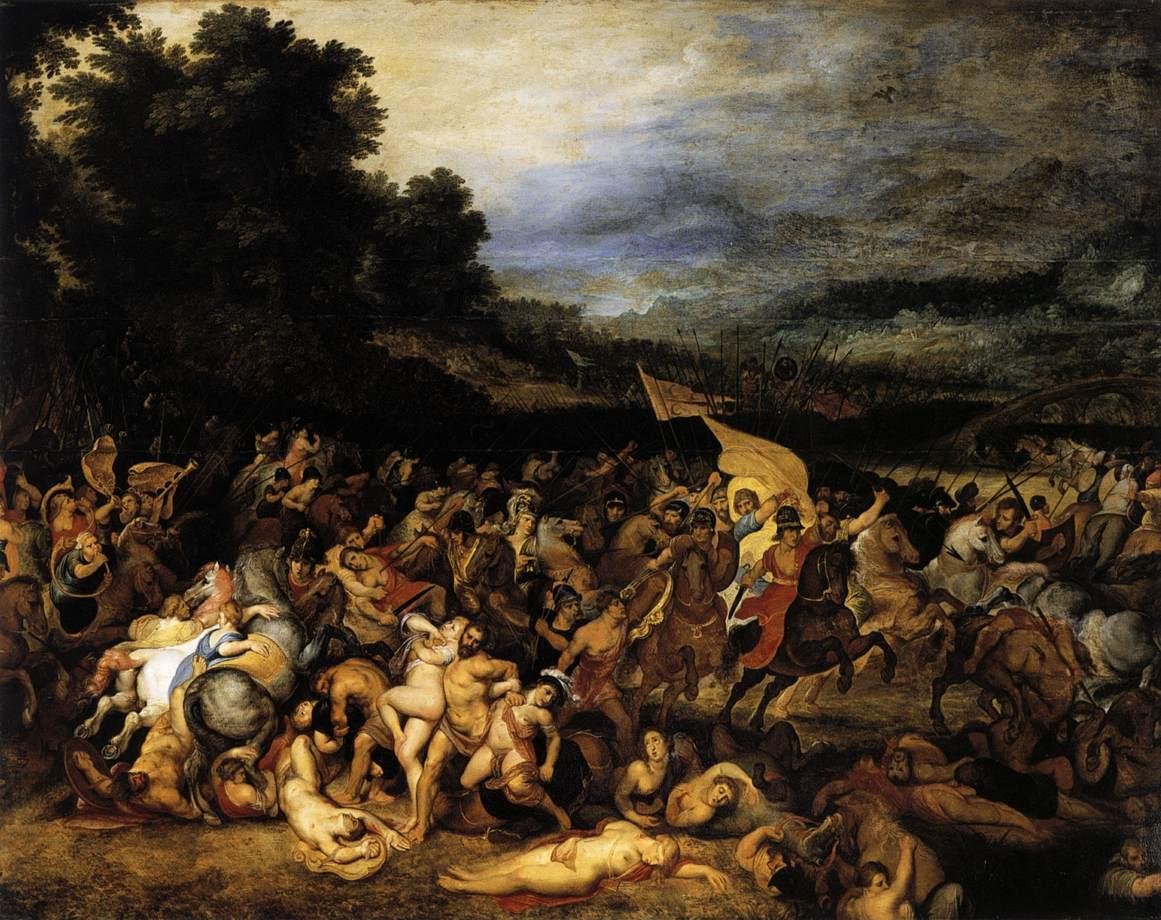 Amazonların Savaşı by Peter Paul Rubens