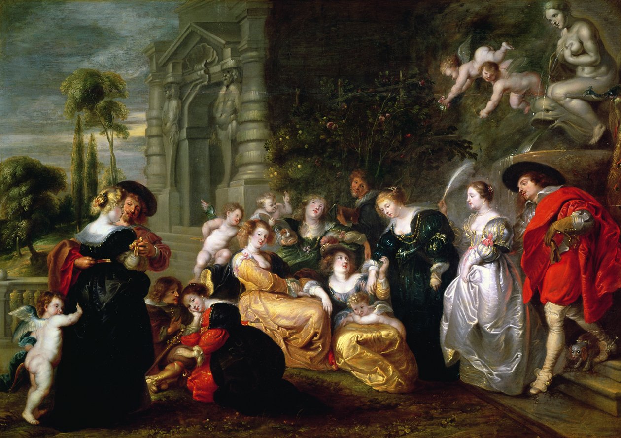 Aşk Bahçesi by Peter Paul Rubens