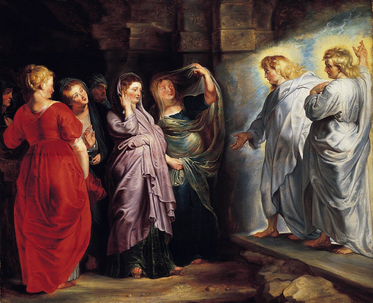 Kabirdeki Kutsal Kadınlar by Peter Paul Rubens